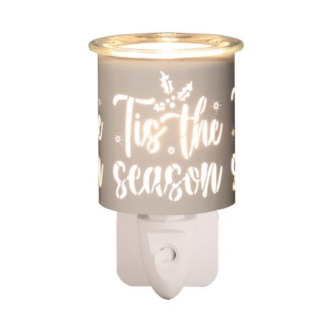 Aroma White & Gold Tis the Season Plug In Wax Melt Warmer  £13.04