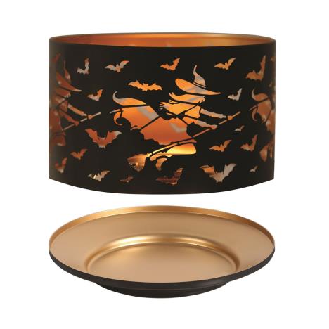 Aroma Silhouette Black & Gold Witch Shade & Tray  £13.04