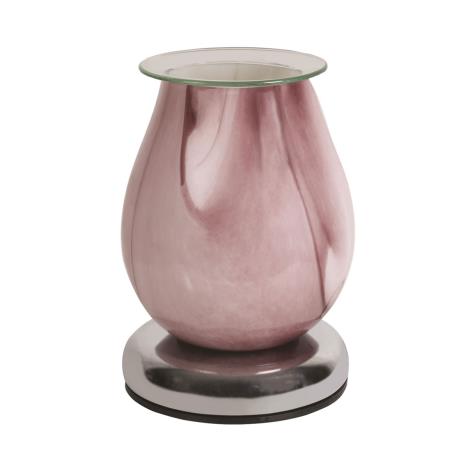 Aroma Purple Swirl Oval Touch Electric Wax Melt Warmer  £23.84