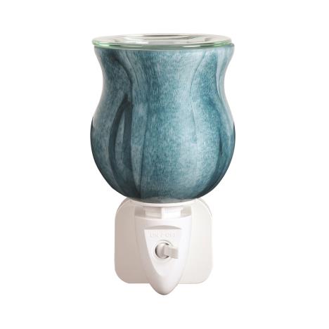 Aroma Teal Swirl Plug In Wax Melt Warmer  £13.04