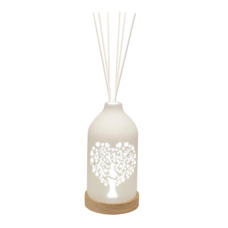 Woodbridge Heart Tree Clean Linen LED Light up Reed Diffuser  £17.09