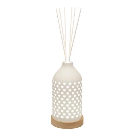 Woodbridge Hearts Clean Linen LED Light up Reed Diffuser  £17.09