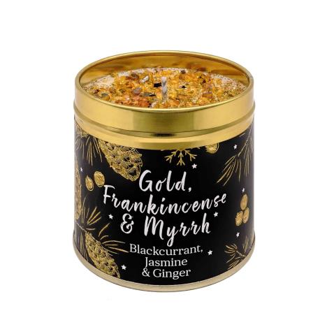 Best Kept Secrets Gold, Frankincense & Myrrh Elegance Tin Candle  £8.99