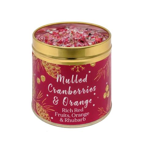 Best Kept Secrets Mulled Cranberries & Orange Elegance Tin Candle  £8.99