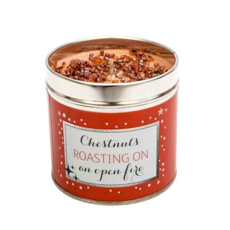 Best Kept Secrets Chestnuts Roasting On An Open Fire Tin Candle  £8.99