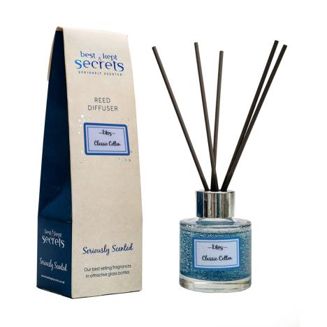 Best Kept Secrets Classic Cotton Sparkly Reed Diffuser - 50ml  £8.99