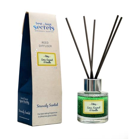 Best Kept Secrets Lime Coconut & Vanilla Sparkly Reed Diffuser - 50ml  £8.99