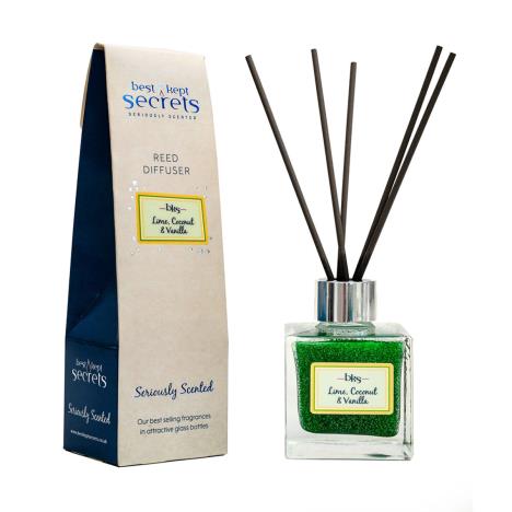 Best Kept Secrets Lime Coconut & Vanilla Sparkly Reed Diffuser - 100ml  £13.49