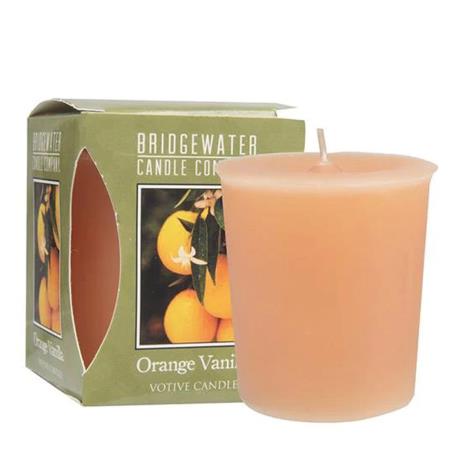 Bridgewater Orange Vanilla Votive Candle  £1.79