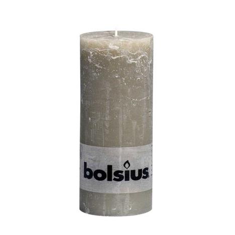 Bolsius Slate Rustic Pillar 19cm x 7cm  £6.29