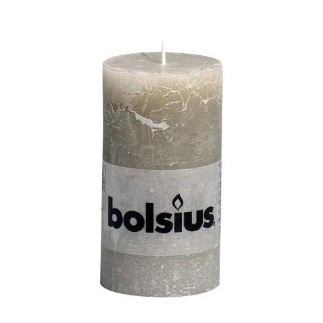 Bolsius Slate Rustic Pillar 13cm x 7cm  £4.49