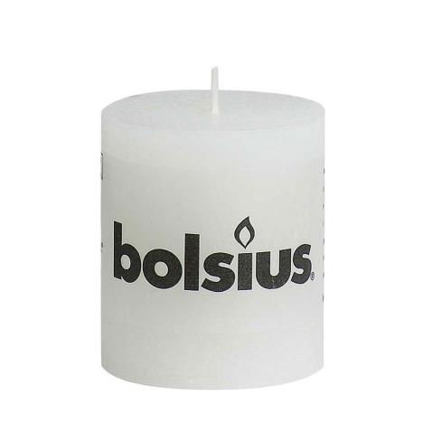 Bolsius White Pillar Candle 8cm x 7cm  £2.69