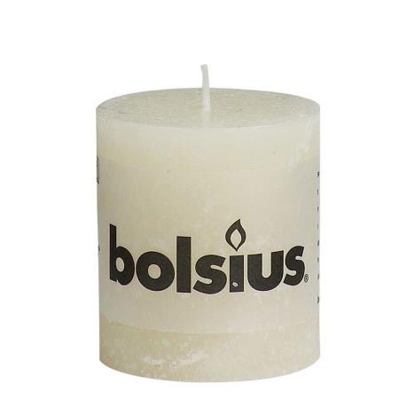 Bolsius Ivory Pillar Candle 8cm x 7cm  £2.69