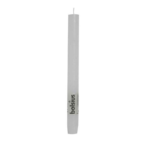 Bolsius White Rustic Baton Candle 27cm  £1.79