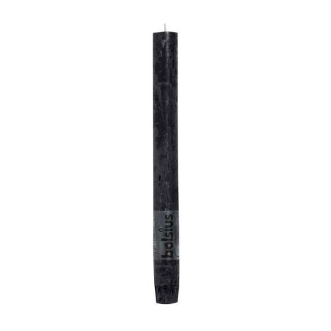 Bolsius Anthracite Rustic Baton Candle 27cm  £1.79