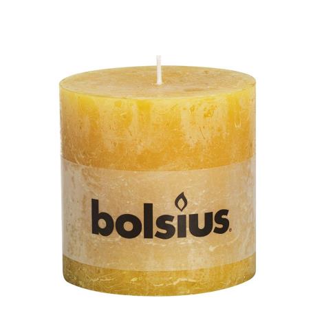 Bolsius Orche Rustic Pillar Candle 10cm x 10cm  £7.64