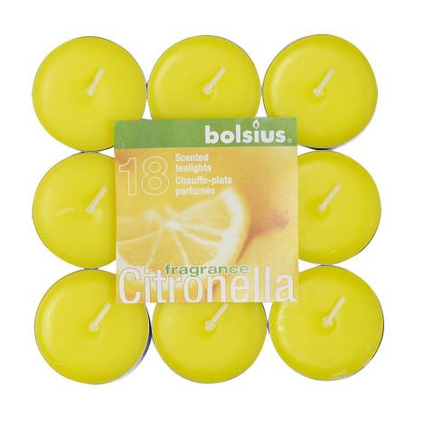 Bolsius Citronella Tealights (Pack of 18)  £5.39