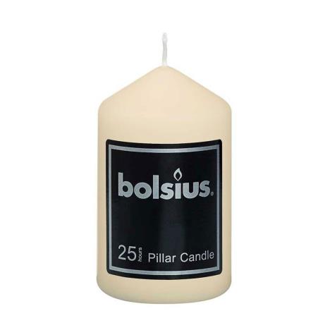 Bolsius Ivory Pillar Candle 10cm x 6cm  £2.24