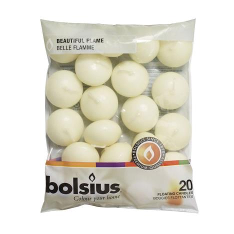 Bolsius Ivory Floating Candles (Pack of 20)  £10.34