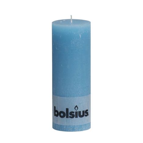 Bolsius Aqua Rustic Pillar Candle 19cm x 7cm  £6.22