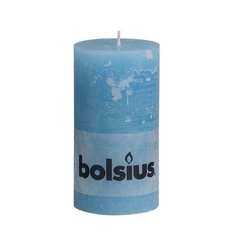 Bolsius Aqua Rustic Pillar Candle 13cm x 7cm  £4.04