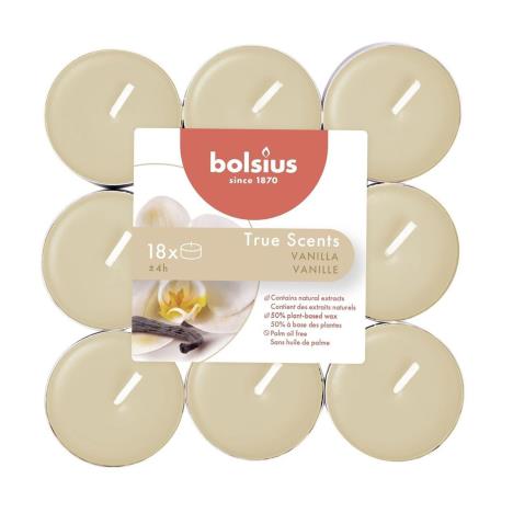 Bolsius Vanilla 4 Hour Tealights (Pack of 18)  £4.72