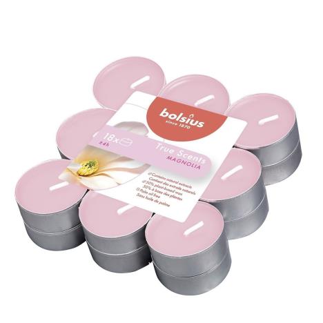 Bolsius Magnolia 4 Hour Tealights (Pack of 18)  £3.55