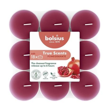 Bolsius Pomegranate 6 Hour Tealights (Pack of 18)  £5.84