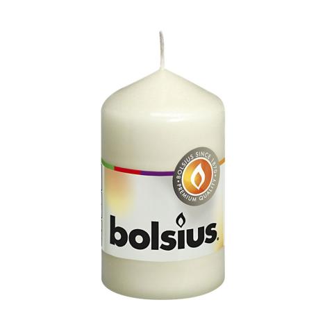 Bolsius Ivory Pillar Candle 8cm x 5cm  £1.79