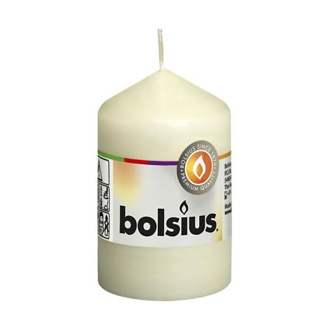 Bolsius Ivory Pillar Candle 8cm x 6cm  £2.24