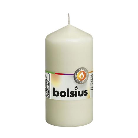 Bolsius Ivory Pillar Candle 12cm x 6cm  £3.14