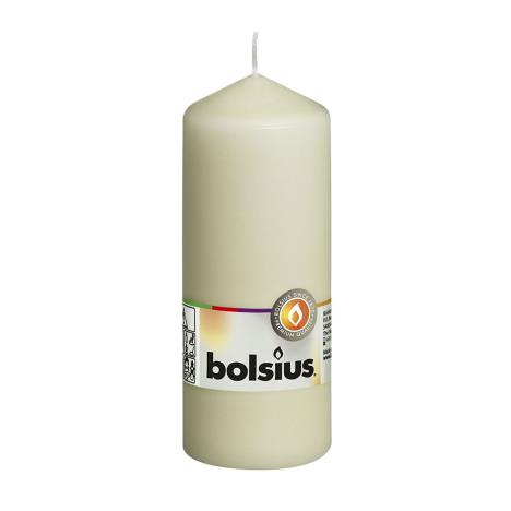 Bolsius Ivory Pillar Candle 15cm x 6cm  £4.94