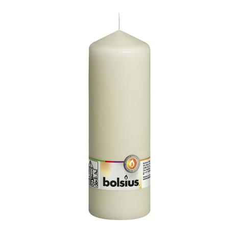 Bolsius Ivory Pillar Candle 20cm x 7cm  £6.29