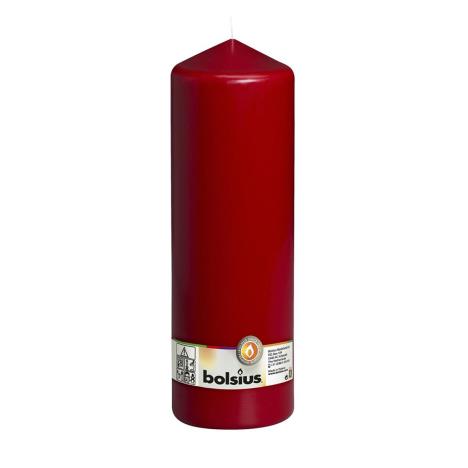 Bolsius Wine Red Pillar Candle 30cm x 10cm  £14.39