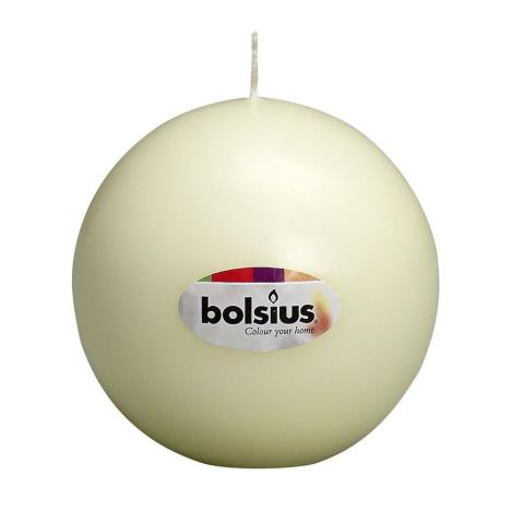 Bolsius Ivory Ball Candle 7cm  £2.24