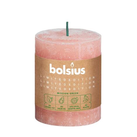 Bolsius Earth Rustic Pillar Candle 8cm x 7cm  £4.49