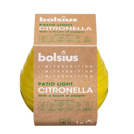 Bolsius Citronella Divine Earth Limited Edition Patio Light Candle  £3.64