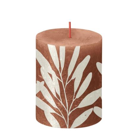 Bolsius Rusty Pink Sage Rustic Silhouette Candle 8cm x 7cm  £5.84