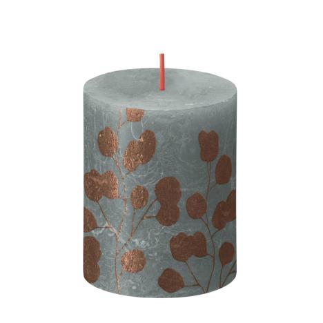 Bolsius Green Eucalyptus Rustic Silhouette Candle 8cm x 7cm  £5.84