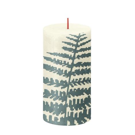 Bolsius Soft Pearl Fern Rustic Silhouette Candle 13cm x 7cm  £7.19