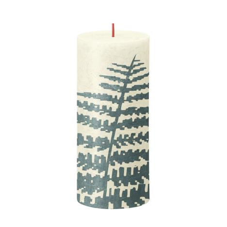 Bolsius Soft Pearl Fern Rustic Silhouette Candle 19cm x 7cm  £8.79