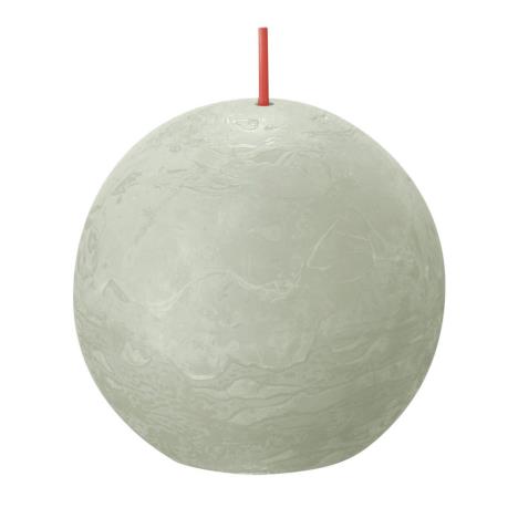 Bolsius Foggy Green Rustic Ball Candle 8cm  £5.84