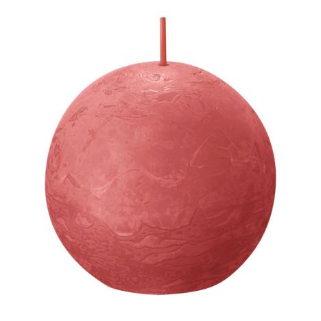 Bolsius Blossom Pink Rustic Ball Candle 8cm  £5.84