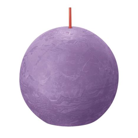 Bolsius Vibrant Violet Rustic Ball Candle 8cm  £5.84