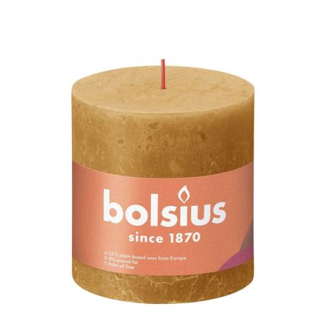 Bolsius Honeycomb Rustic Shine Pillar Candle 10cm x 10cm  £10.34