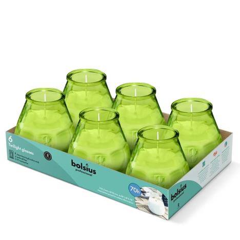 Bolsius Lemon Professional Twilight Patio Candles (Pack of 6)  £16.64