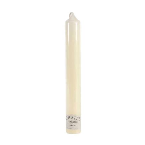 Chapel Candles Ivory Pillar Candle 30cm x 4cm  £6.83