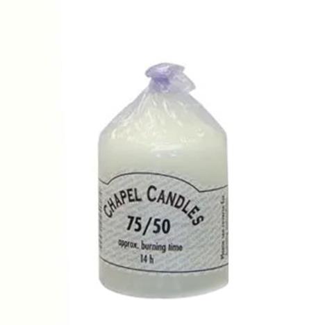 Chapel Candles White Pillar Candle 7.5cm x 5cm  £1.79