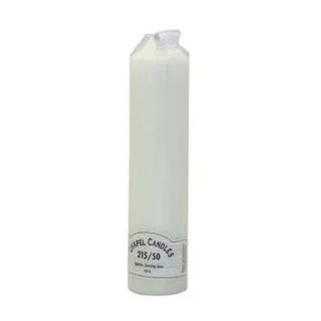 Chapel Candles Ivory Pillar Candle 21.5cm x 5cm  £4.76