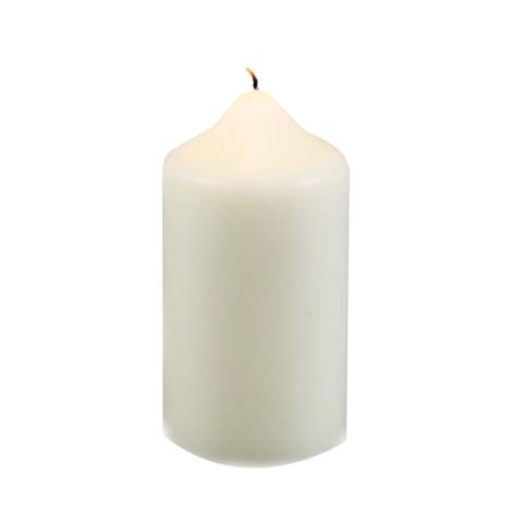 Chapel Candles Ivory Pillar Candle 12cm x 6cm  £3.59